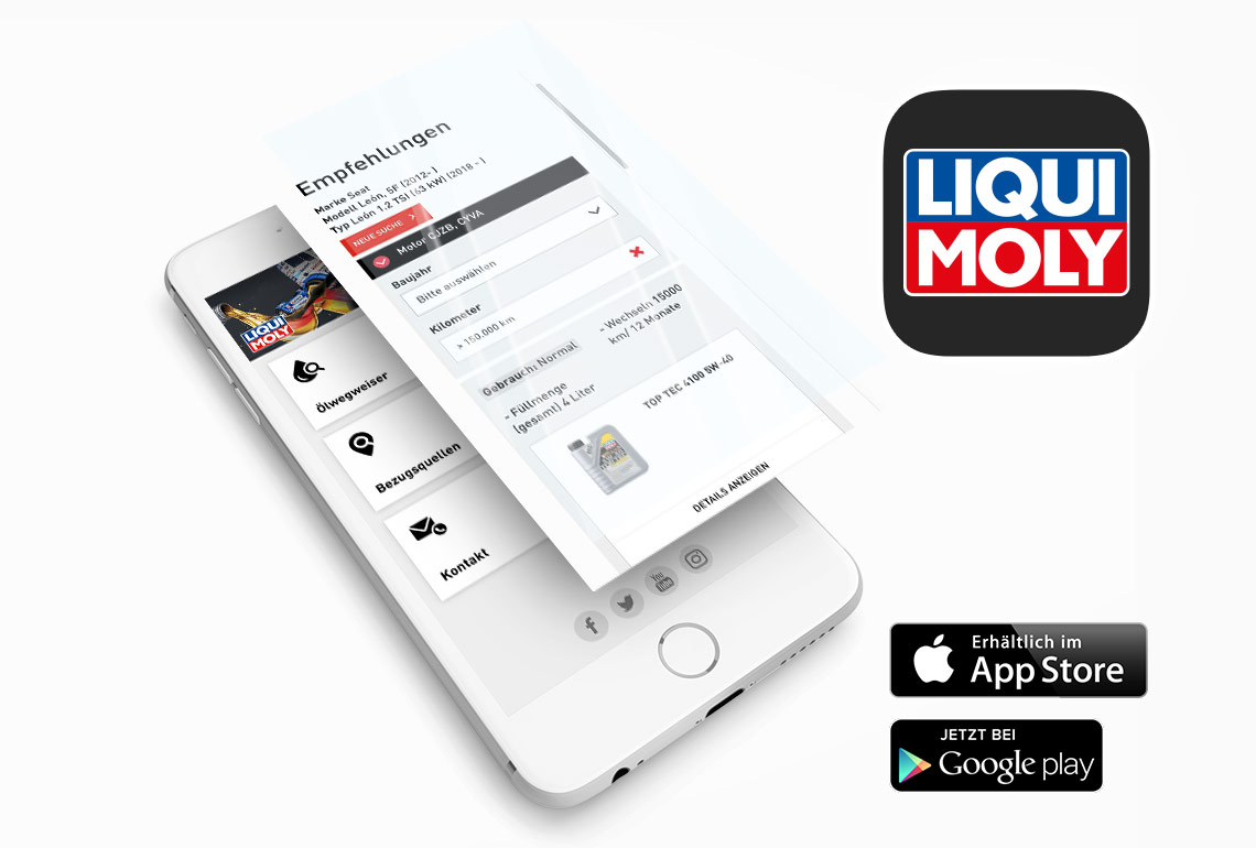 la app di Liqui Moly